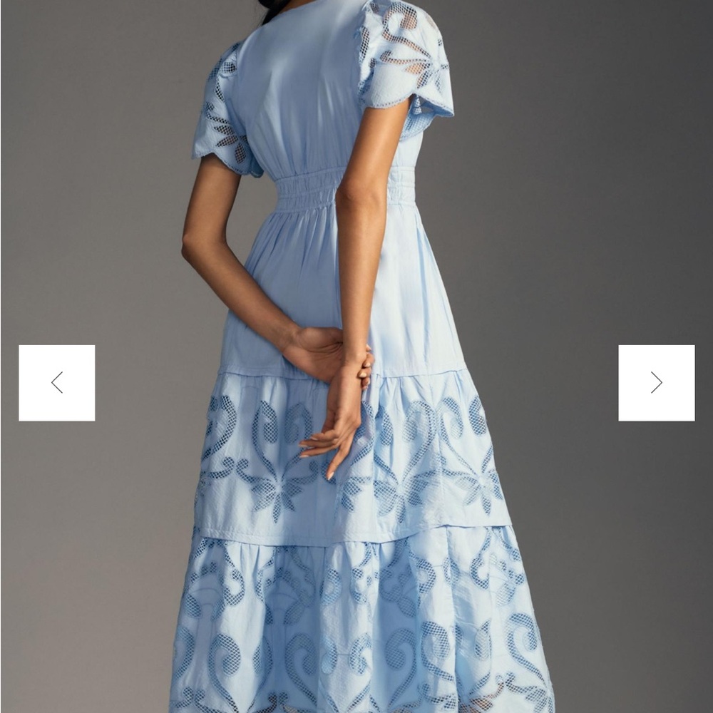 Anthro Somerset Dress Cutwork Edition